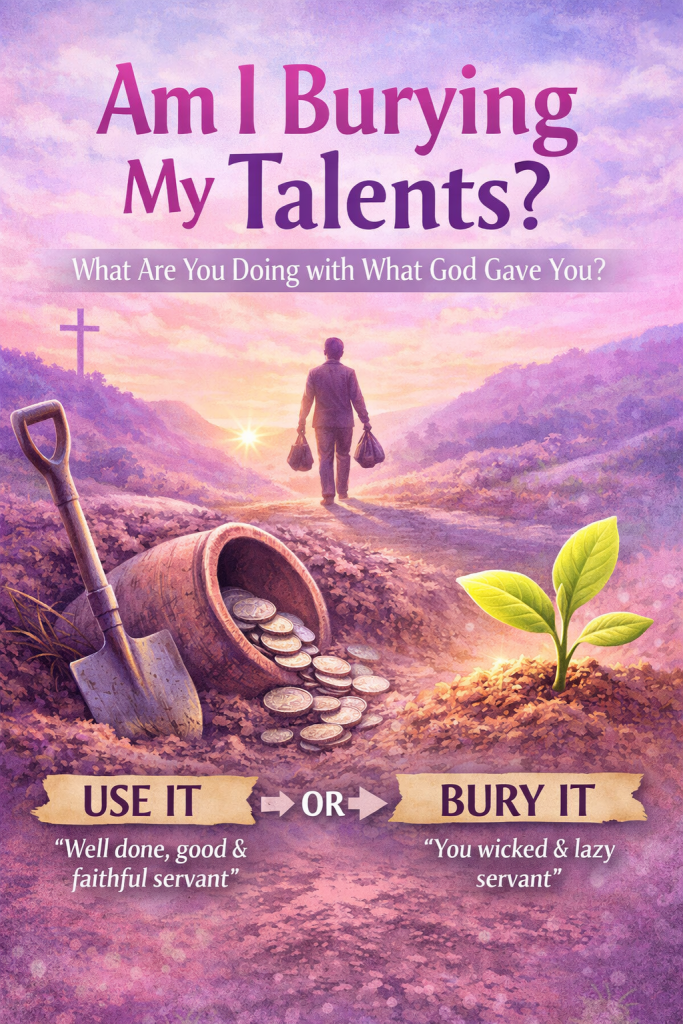 Am i burying my talents?